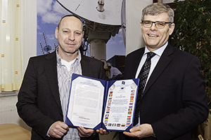 The Hague - John Teufert awarded the NATO Meritorious Service Medal